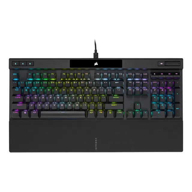 Teclado Corsair K70 Rgb Pro Cableado Mecánico Qwerty Negro