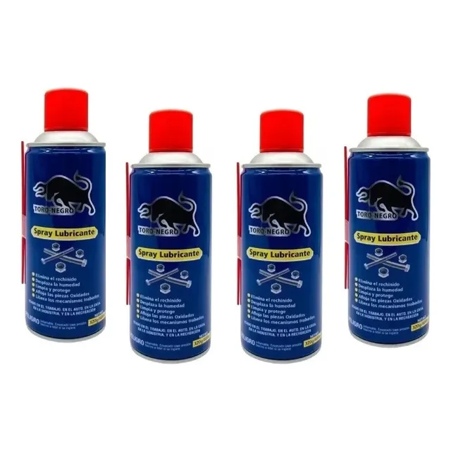 Pack 4 Lubricante Universal 250ml Tipo W40 Limpia Lubrica  
