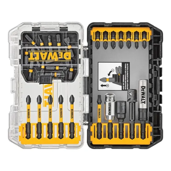 Juego de brocas Flextorq DWANGFT32Set de 32 piezas - Dewalt