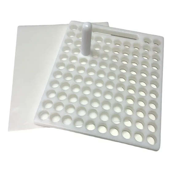 Placa Porcionadora Dosadora De Doce Brigadeiro 104 Furos 13g