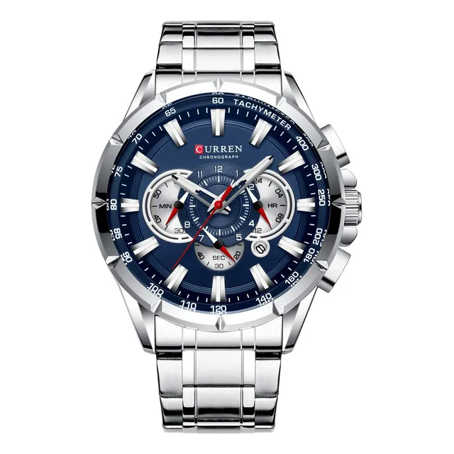 Reloj Hombre A Prueba De Agua Cronografo Ejército De Sqbs2