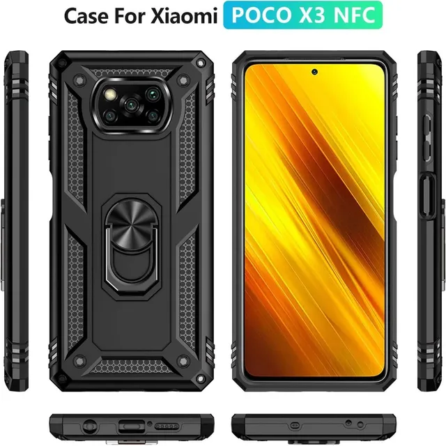 Estuche - Forro Tech Armor Le-yi Anillo Xiaomi Poco X3 Nfc