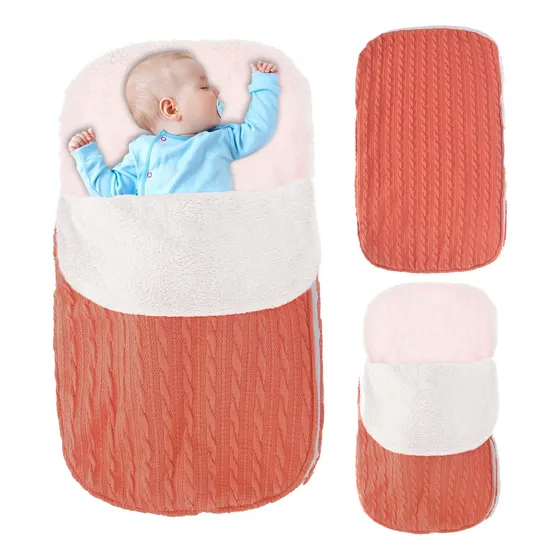 Manta Bebé Recién Nacido, Saco De Dormir De Felpa Sua...