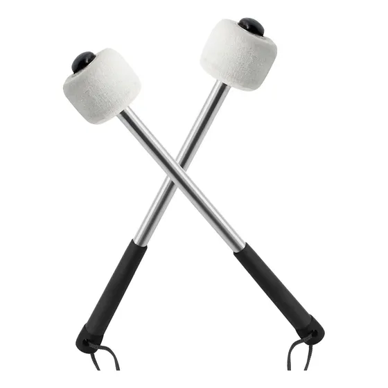 Mazos Para Bombo Marcha Percusion Mango Goma