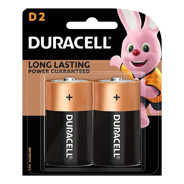 Pack X 2 Pilas Duracell Alcalinas Grande Tamaño D