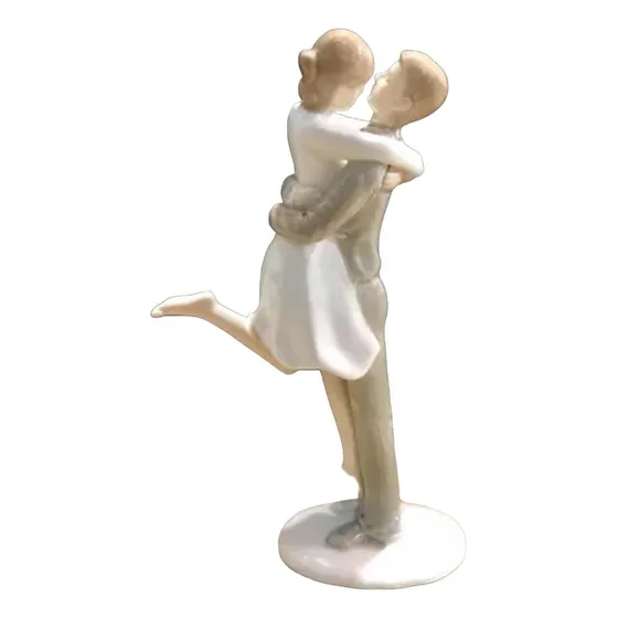 Topo De Bolo Porcelana Noivinhos / Casamento / Decoração
