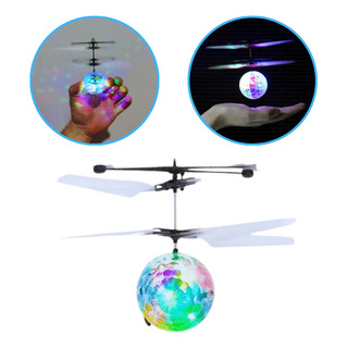 Brinquedo Bola Drone Voador Helicóptero Led Luz Brilhante Brinquedo Bola Drone Voador Helicóptero Led Luz Brilhante