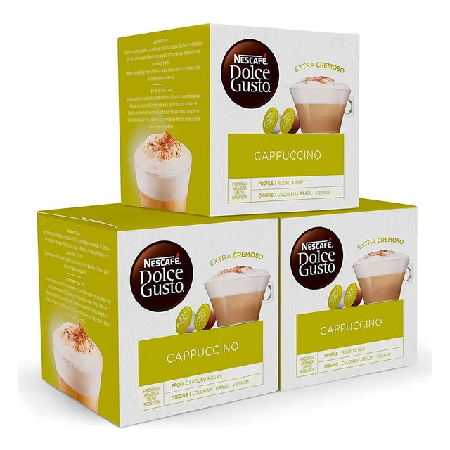 Promo Pack 3x2 Nescafe Dolce Gusto 3 Cajas X 16 Cappuccino