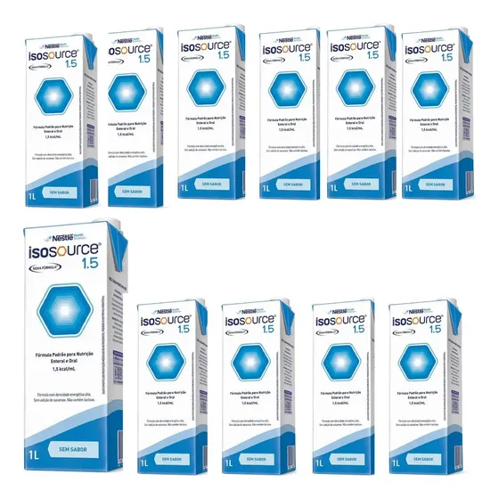  Isosource 1.5 1000ml - Nestle (kit Com 12 Unidades)