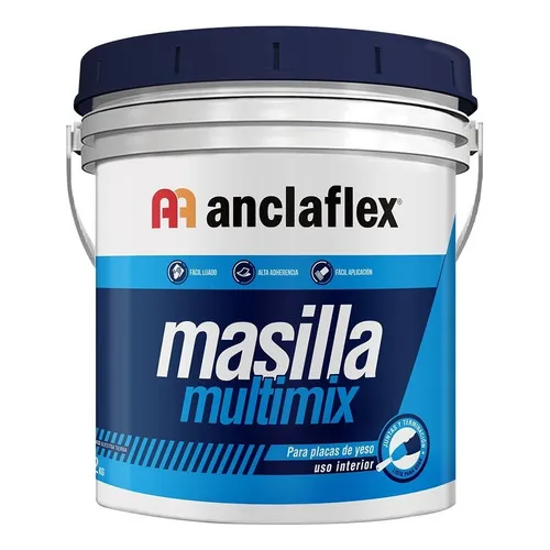 Masilla Placas De Yeso Durlock 32kg Anclaflex Multi Pintumm Color Blanco