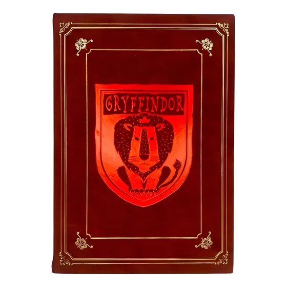 Caderno Capa Dura A5 208 Folhas Harry Potter Grifinória