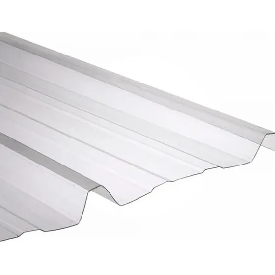 Chapa Trapezoidal Plástica Translúcida G5 X 4 Metros