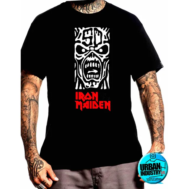Franelas Rock Iron Maiden Linkin Park Metallica Nirvana