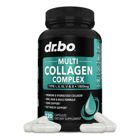 Multi Colageno Complex Hidrolizado 120 Capsulas Dr Bo