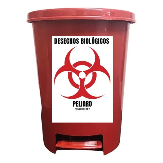 Papelera Para Desechos Biológicos De 15 Lts