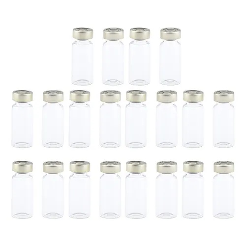 Viales De Vidrio Transparente 10 Ml