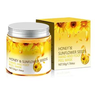 Mascarilla Exfoliante For Manos Y Pies Con Miel Y Semillas Mascarilla Exfoliante For Manos Y Pies Con Miel Y Semillas