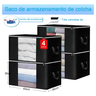 Kit 4 Saco Organizador Edredon Cobertor Multiuso DobrĂĄvel Kit 4 Saco Organizador Edredon Cobertor Multiuso DobrĂĄvel