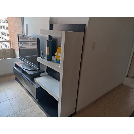 Centro Entretenimiento Diseño Moderno- Mueble Tv- Gavetero