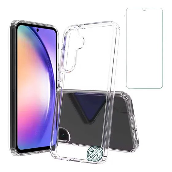 Funda Transparente Para Samsung A26 A36 A56 Premium + Vidrio