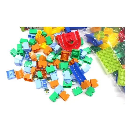 Pista Fantástica C/ Bolinhas De Gude Blocos De Montar 128pcs Quantidade de peças 128