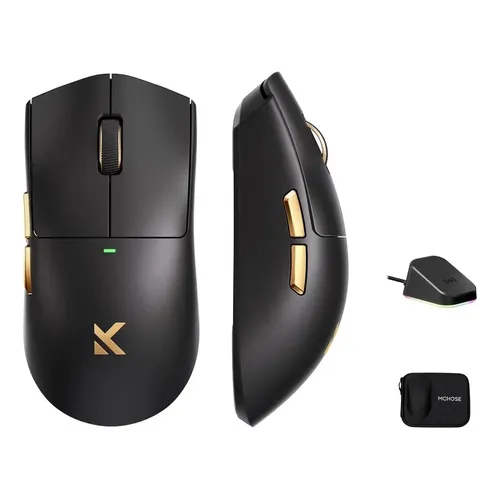 Mouse Gamer Mchose K7 Ultra Paw3950 8khz Trimode Preto | MercadoLivre