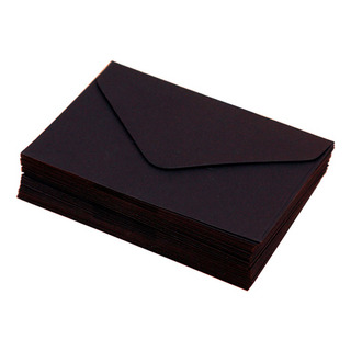 Mini Sobres Para Cartas De Papel Kraft Tarjetas Invitaciones Color Negro Mini Sobres Para Cartas De Papel Kraft Tarjetas Invitaciones Color Negro