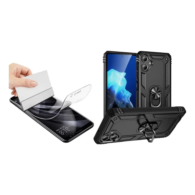 Funda Reforzada Anillo + Hidrogel Compatible Con Samsung A06