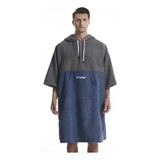 Poncho De Microfibra De Secado Y Cambio Rápido. Talla Única