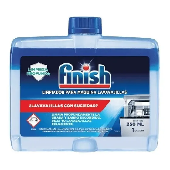 Limpiador De Lavavajillas Finish 250 Ml