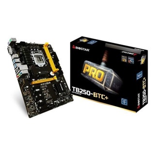 Placa Mãe Biostar Tb250-btc+ Ddr4 Socket Lga1151 Mineração Placa Mãe Biostar Tb250-btc+ Ddr4 Socket Lga1151 Mineração
