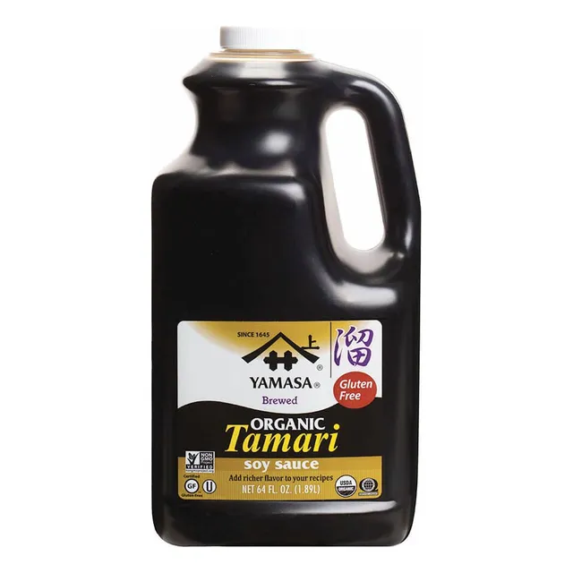 Yamasa 100% Natural Brewed Organica Tamari Salsa De Soja, Si