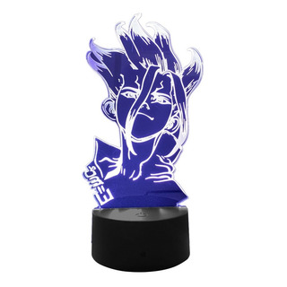 Anime Dr Stone Figura De Mesa 3d Lámpara Para Decoración Sal Anime Dr Stone Figura De Mesa 3d Lámpara Para Decoración Sal
