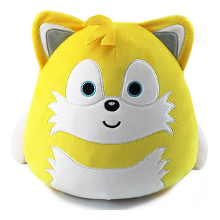 Ga Nueva Almohada De Peluche Redonda Enrollada De Sonic The Ga Nueva Almohada De Peluche Redonda Enrollada De Sonic The