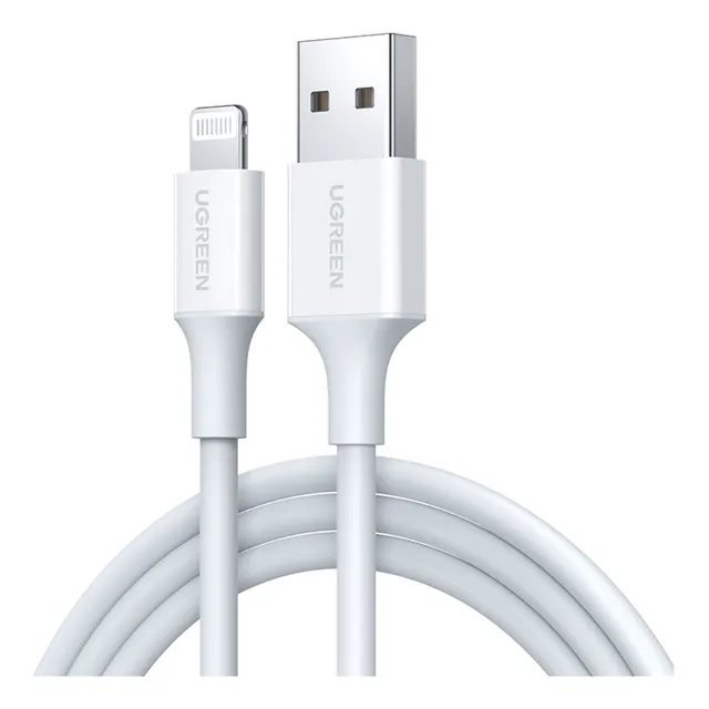 Cable Ugreen Certif Mfi Usb-a A Lightning 1m Blanco Original