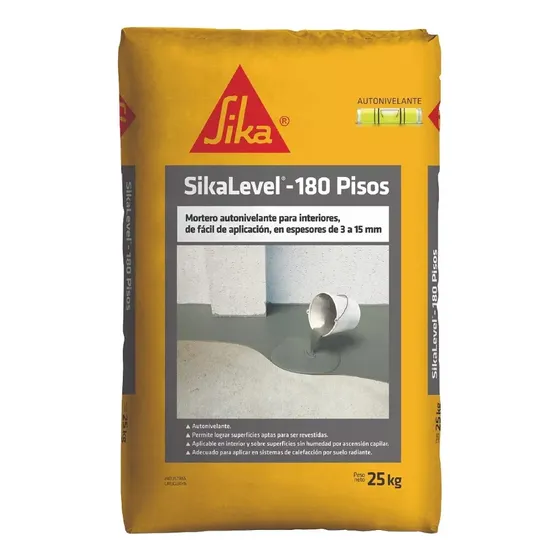 Autonivelante De Pisos Sikalevel-180-pisos Sika 25kg