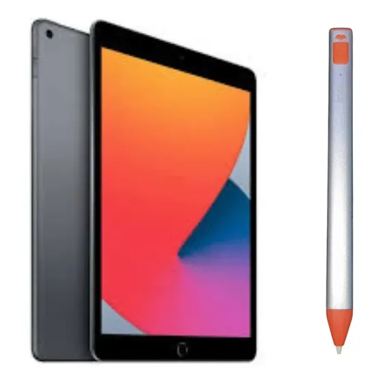 Apple Ipad 8a Gen 10.2  Wi-fi 32gb Incluye Pencil Gris Oscuro (Reacondicionado)