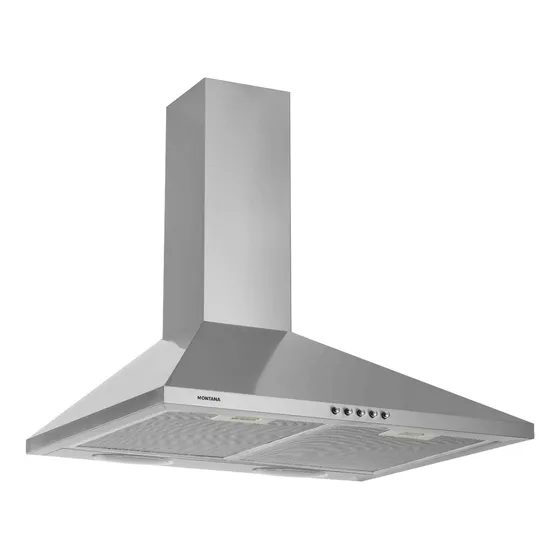Campana 60 Cm Acero Inox Montana - Extractor Diseño Cocina