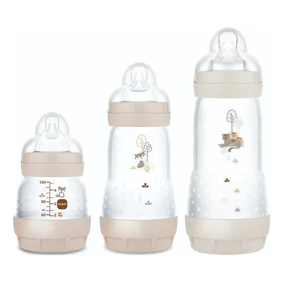 Kit com 3 Mamadeiras Easy Start 130/260/320ml Neutra MAM