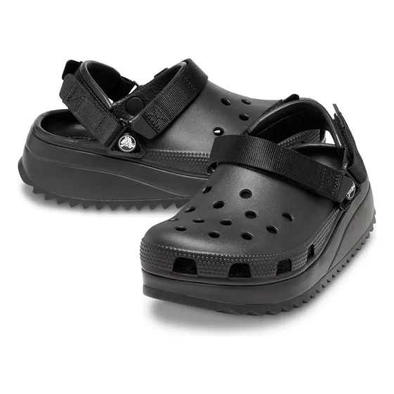 Zuecos Urbanos Para Mujer Negros Classic Hiker Clogs Crocs