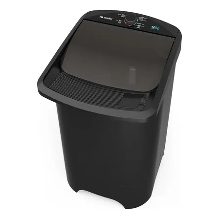 Tanquinho De Lavar Roupa Mueller 10 Kg Com Superesfregador Cor Preto