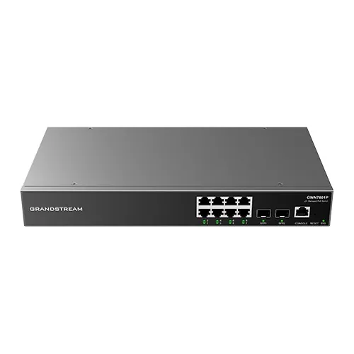 Switch Gigabit Ethernet 8 Puertos Poe 2 Puertos Sfp Negro