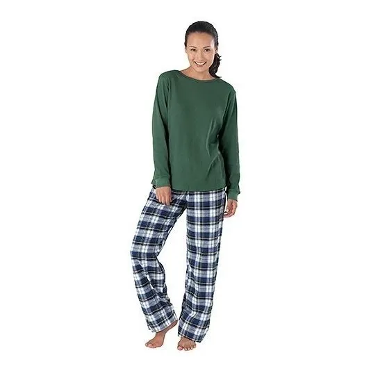 Pijama Cuadros Escoceses Tartán Mujer Talla S / M Pajamagram