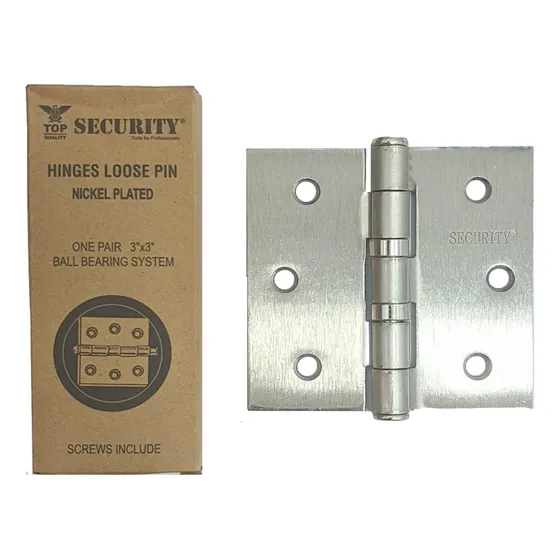 Bisagras 3 X 3 Con Rolinera Acero Inoxidable 3x3