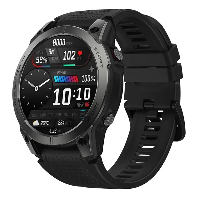 Zeblaze Stratos 3 Smart Watch Hifi Chamada Voz Gps Integrado