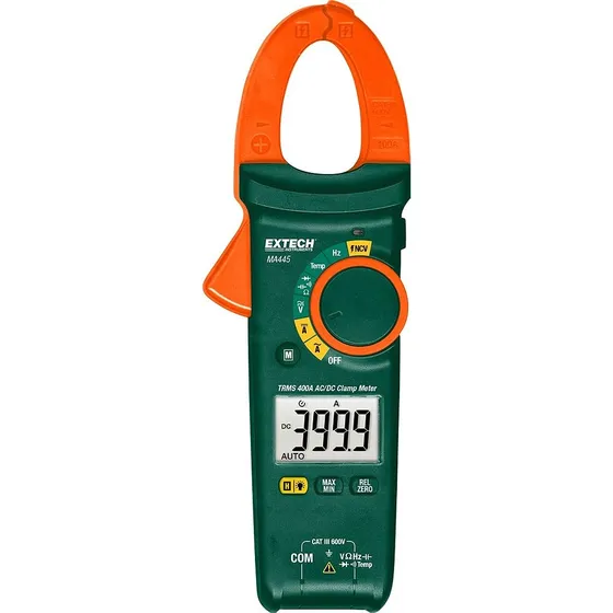 Pinza Amperimétrica Extech Ma445 True Rms 400a Ac/dc Con Ncv