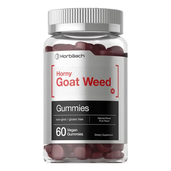 Suplemento Horbäach Horny Goat Weed Gomitas 60 Gomitas Vegan