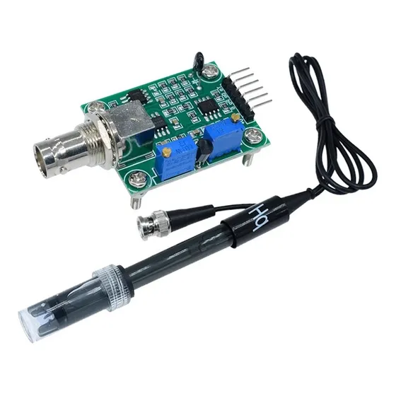 Sonda Sensor Ph Acidez No-recargable Bnc Con Módulo Medición