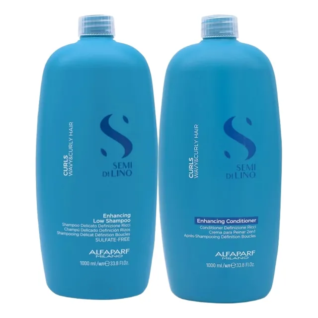 Alfaparf Semi Di Lino Curl Dúo Shampoo 1l + Conditioner 1l