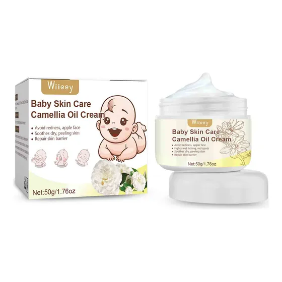 Crema De Aceite De Camelia Para Bebés, Hidratante Suave, Ant
